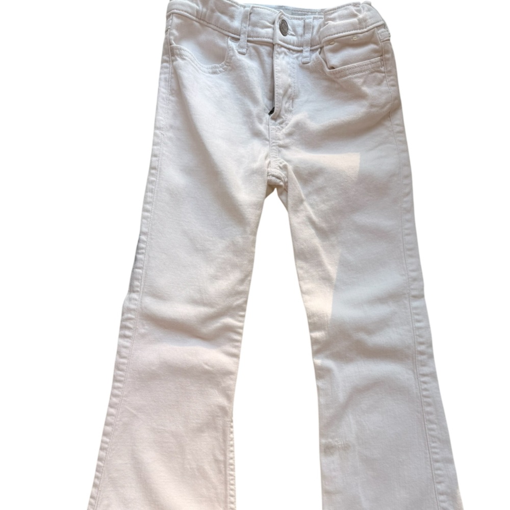 Abercrombie kids White high rise flare jeans Size 7/8